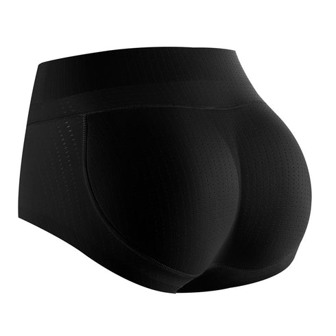 Latex Women's Butt Lifter Hip Pads Mid Waist Panties Underwear