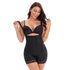 Latex Women's Open Bust Lace Body Shaper with Straps