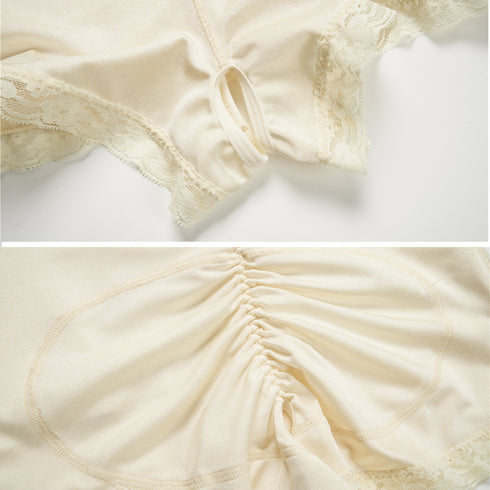 Latex Women's Open Bust Thigh Slimmer Training Body Shaper