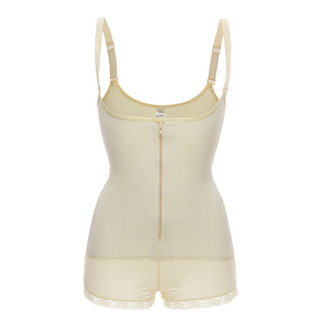 Latex Women's Open Bust Thigh Slimmer Training Body Shaper