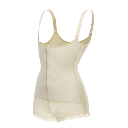 Latex Women's Open Bust Thigh Slimmer Training Body Shaper