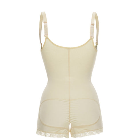 Latex Women's Open Bust Thigh Slimmer Training Body Shaper