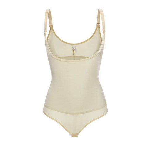 Latex Women's Thong Panty Open Bust Body Shapewear Fajas