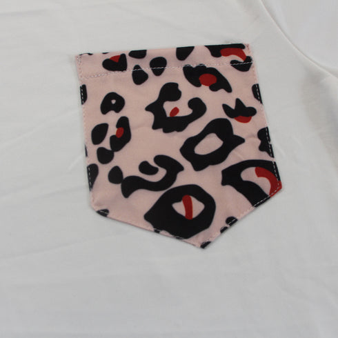 Leopard Patchwork Women's Shorts Loungewear Pajama Sets