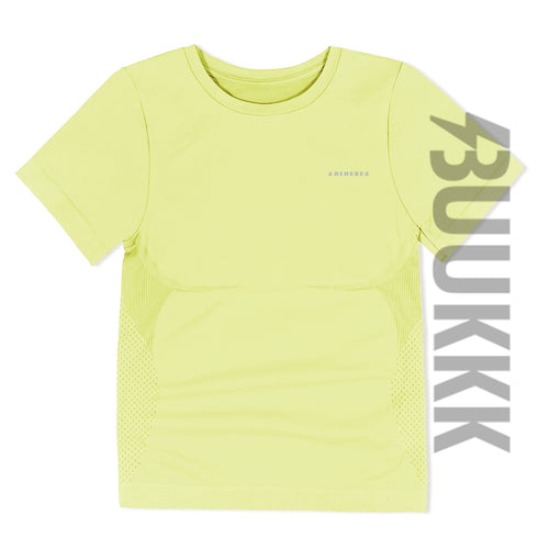 Letter Women's Athletic Yoga Stretchy T-Shirt Top