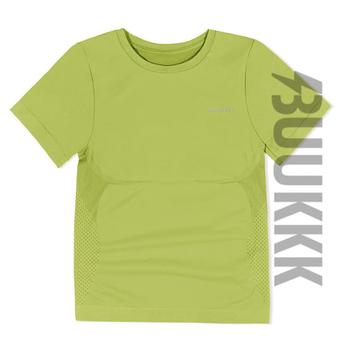 Letter Women's Athletic Yoga Stretchy T-Shirt Top