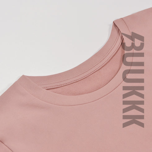 Letter Women's Athletic Yoga Stretchy T-Shirt Top