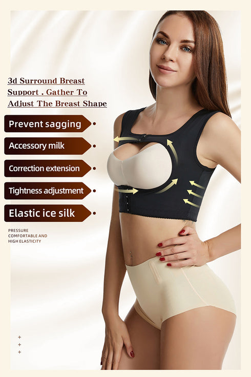 Lift Breasts Vest Tops Adjustable Open Bust Shapewear for Women