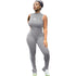 Lift the Hips Women's Sleeveless Workout Jumpsuits