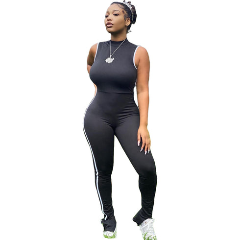 Lift the Hips Women's Sleeveless Workout Jumpsuits