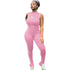 Lift the Hips Women's Sleeveless Workout Jumpsuits