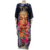Loose Casual Print Women's Plus Size Maxi Dresses