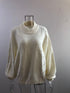 Loose High Neck Hollow Out Loophole Women's Knit Sweaters