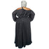 Loose Women's Plus Size One Shoulder Strap Full Dresses