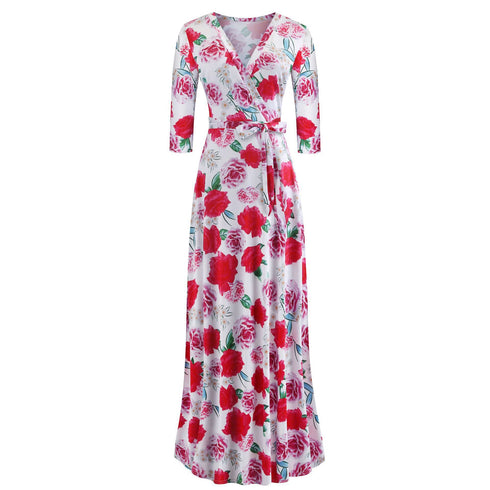 Loose Women's Plus Size Stylish Print Style Dresses