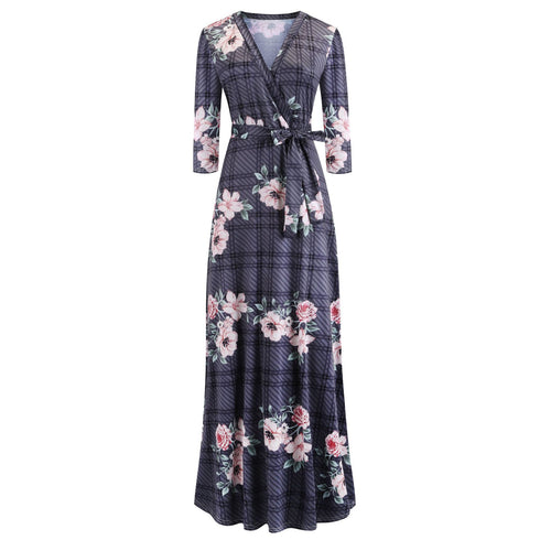 Loose Women's Plus Size Stylish Print Style Dresses