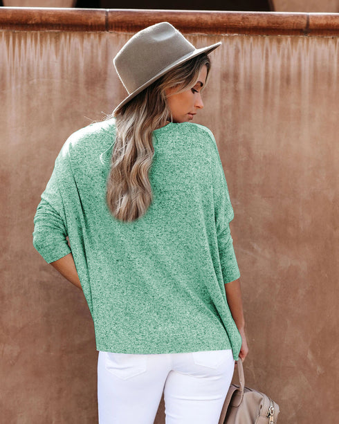 Loose Women's T-shirt Long Sleeve V Neck Sweatshirt