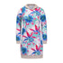 Loose Women's Tunics Flower Printed Hoodie Top