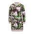 Loose Women's Tunics Flower Printed Hoodie Top
