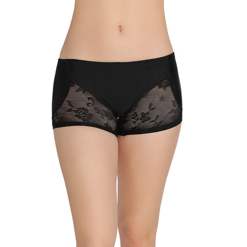 Low Waist Women's Hip Pads Fake Butt Short Underwear