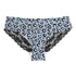 Low Waist Women's Lace Briefs Panties Leopard Print Underpants