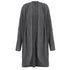 Medium Length Sweater Long Sleeves Women's Open Front Coat