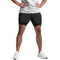Men's 2-in-1 Quick Drying Breathable Active Training Cycling Shorts