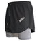 Men's 2-in-1 Running Shorts Workout Training Shorts with Liner