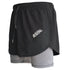 Men's 2-in-1 Running Shorts Workout Training Shorts with Liner