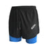 Men's 2-in-1 Running Shorts Workout Training Shorts with Liner