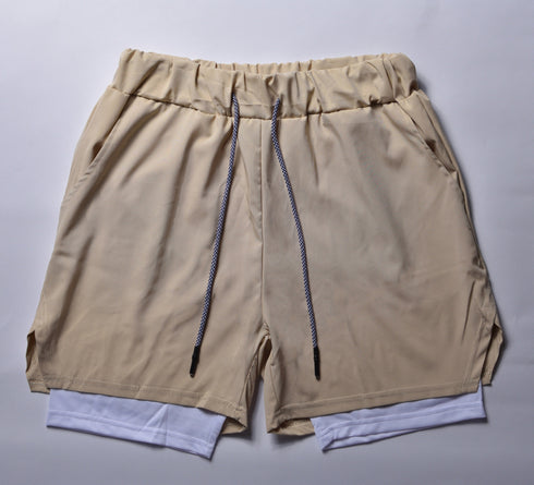 Men's 2 in 1 Active Running Shorts with Phone Pockets