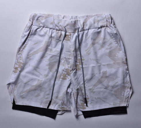 Men's 2 in 1 Active Running Shorts with Phone Pockets