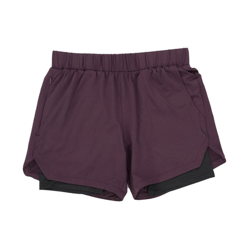 Men's 2 in 1 Breathable Exercise Workout Shorts with Pockets