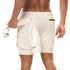 Men's 2 in 1  Lightweight Running Shorts with Phone Pocket