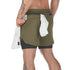 Men's 2 in 1  Lightweight Running Shorts with Phone Pocket