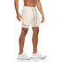 Men's 2 in 1 Quick Dry Athletic Workout Shorts with Lined