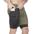 Men's 2 in 1 Quick Dry Workout Mesh Shorts with Liner