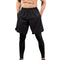 Men's 2 in 1 Tights Running Athletic Legging Compression Shorts