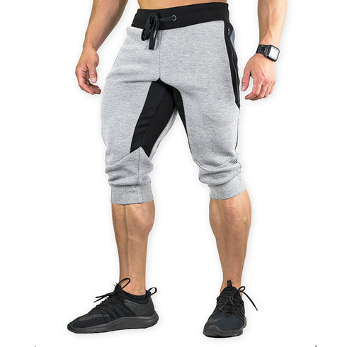 Men’s 3/4 Jogger Capri Cotton Running Shorts