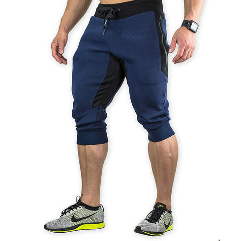 Men’s 3/4 Jogger Capri Cotton Running Shorts