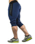 Men’s 3/4 Jogger Capri Cotton Running Shorts