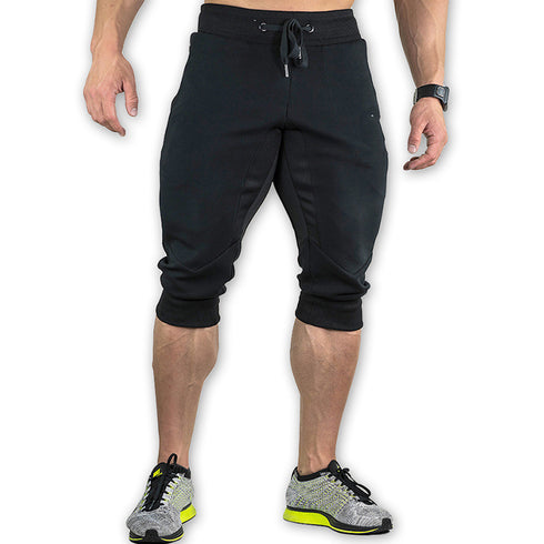 Men’s 3/4 Jogger Capri Cotton Running Shorts