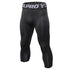 Men's 3/4 Running Compression Pants Athletic Leggings