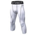 Men's 3/4 Running Compression Pants Athletic Leggings