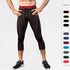 Men's 3/4 Running Compression Pants Athletic Leggings