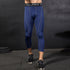 Men's 3/4 Running Compression Pants Athletic Leggings