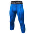Men's 3/4 Running Compression Pants Athletic Leggings