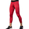 Men's 3D Printed Capri Compression Active Pants