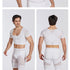 Men's 3 Rows Clasp Compression Shapewear Chest Flat Bust
