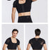 Men's 3 Rows Clasp Compression Shapewear Chest Flat Bust